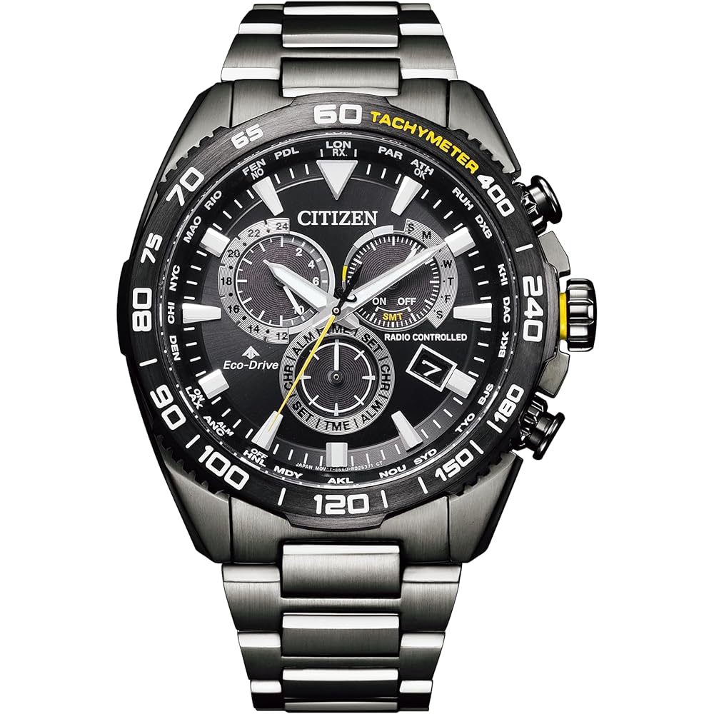 Citizen Promaster Eco-Drive Radio-Controlled Watch Grey Waterproof Business Men's CB5037-84E