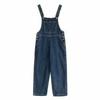 Japanese Vintage Air Girl Loose Straight-Leg Workwear Overalls - 2025 Trend Jeans