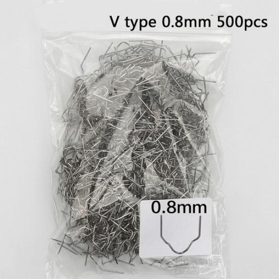 

Auto Part Plastic Hot Staples Accessoties Power Tools Welder Repair Kit v type 0.8MM 500PCS