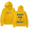 Drake ICEMAN “Cosa Mi Sono Perso?"""Felpa A Double Face con Grafica Lettere Frozen Pullover Estetica Fredda Streetwear Unisex Vestiti Larghi"""