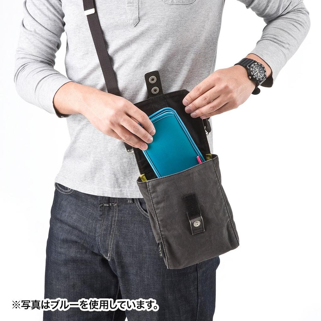 SANWA SUPPLY Smartphone-Hülle für vielseitige 5,5-Zoll-Handys, Schwarz, PDA-SPC15BK