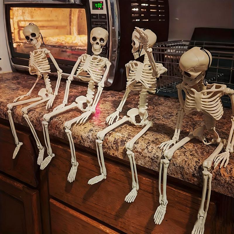 Halloween Festival Supplies Spooky Decorations Pumpkin Skeleton Light Props Party Haunted House Ornaments