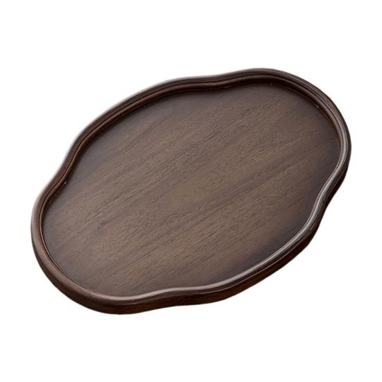 Bamboo Serving Tray Fruit Platter Tea Cup Storage Tray Multi-Purpose Snack Platter for Fruit