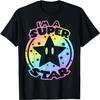 Super Mario World I'm A Super Star Neon Rainbow Fade Logo T-Shirt