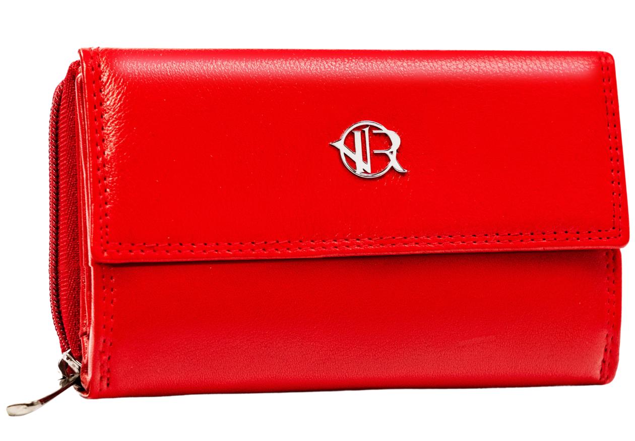 Damen Leder Geldbörse R-D1511-NCD-BL-2976 Rot