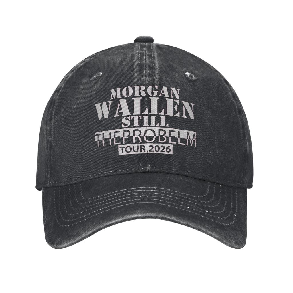 Morgan Wallen Tour 2026 Still The Problem M9490 Cappelli Berretti da Baseball Unisex Casual Cappelli Cappello Regolabile Berretto Cappello da Papà