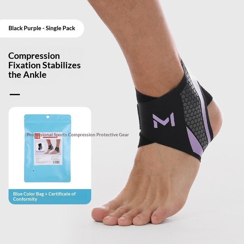 

1Pc Ultra-Thin Ankle Brace Strap Compression Stabilizes Tendons Motion Ankle Fixation Brace Prevents Ankle Sprains фіолетовий