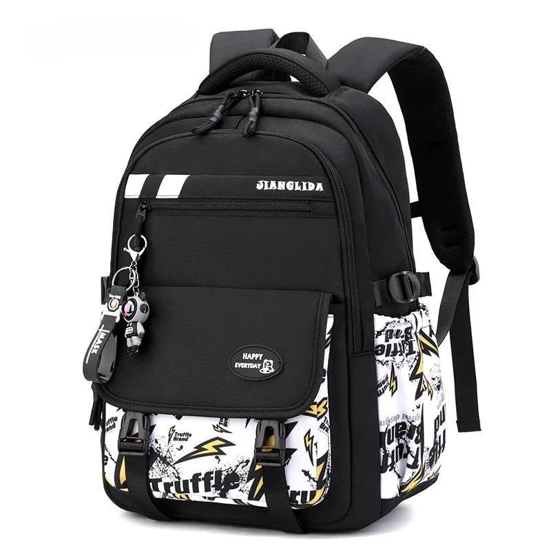 

Middle High School Backpack for Teenage Boys Lightweight Large Capacity School Bags Elementary Student Bookbag Back To School
