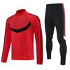 Men Women Sportswear Set Long Sleeve Half-Zip Quick Dry Training Top Pants Running Gym Fitness Winter