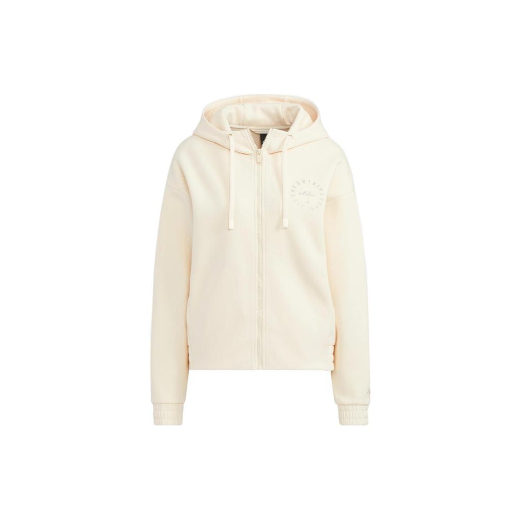 Adidas Sweatshirts Women's Ecru Hooded Moderate Regular HZ7035