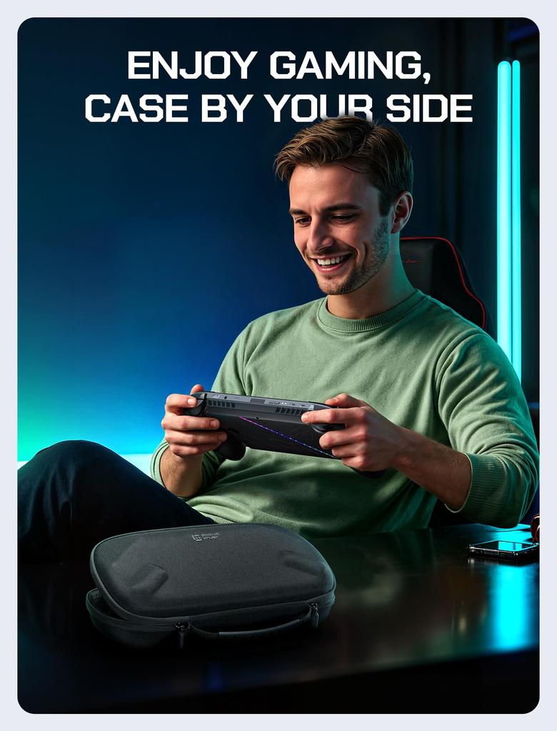 JSAUX ROG Xbox Ally X Hard 2025 Slim Carrying Case for ROG Xbox Ally Full Slim Portable BG0135 Case, Joysticks, Protection, Design, Shockproof, -