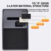 SEAMETAL Car Arm Rest Storage Box Nappa Leather Armrest Organizer with Tissue Holder Universal Auto Center Console Extension Box