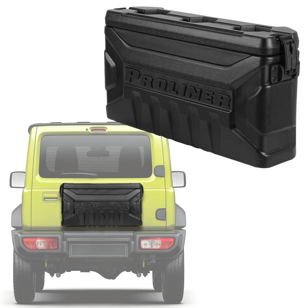 Rear Tailgate Tool Storage Box Organizer Exterior Modified Accessories Truck Tooling Box for Suzuki Jimny JB64 JB74 19-25