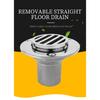 38MM 316 Stainless Steel Floor Deck Cockpit Drain Boats Removable Cover Straight Drain Marine Hardware Boat Accessories