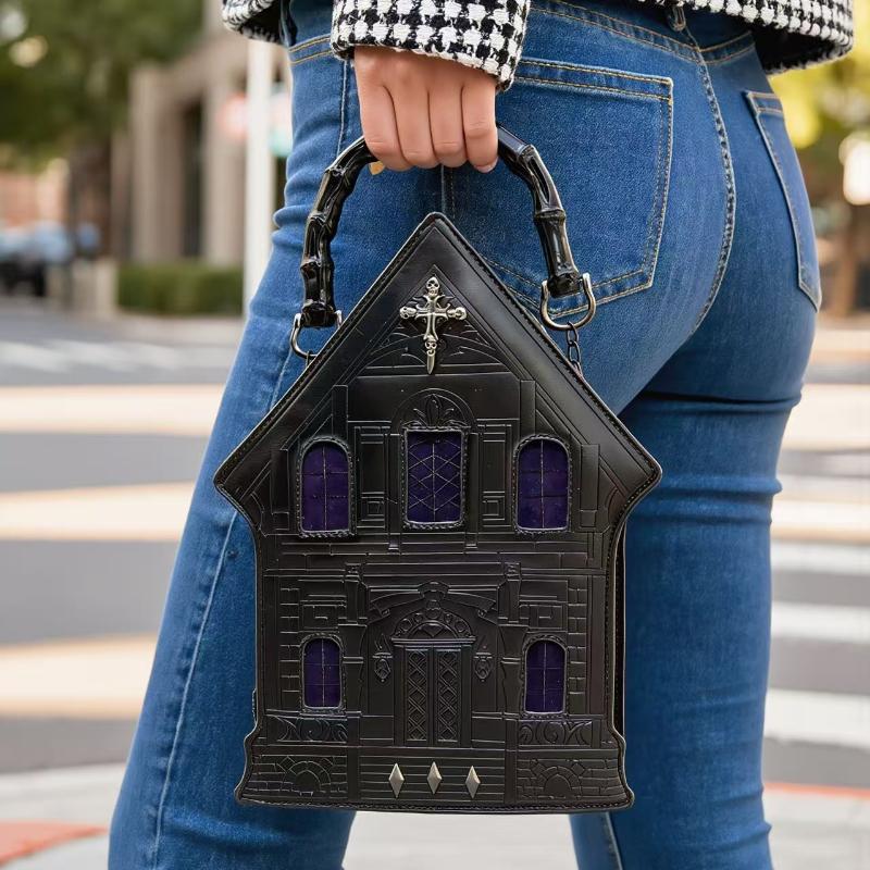 Fashion Funny Design Sense PU Shoulder Bags High Quality Rivets Personality Bags 2026 Hot Sale Europe and America Style Bags
