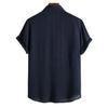 2026 Men's Fashion Short Sleeve Summer Shirts Casual Oversized Loose Beach Shirts