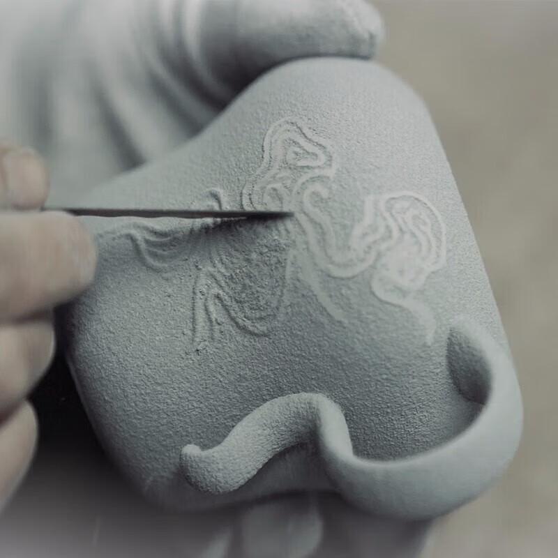 Edenus Black Iron Glaze Ceramic Kung Fu Tea Set