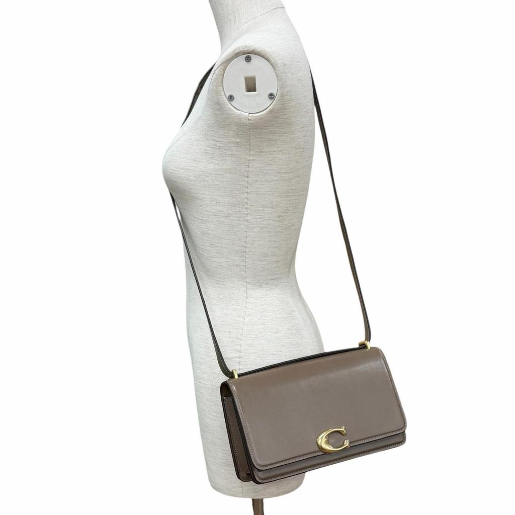 Excellent COACH Shoulder Bag Bandit Brown leather Women CC416 Used