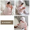 Newborn Baby Girl Romper Thin Cotton Bodysuit Short Sleeve Princess Collar Onesie