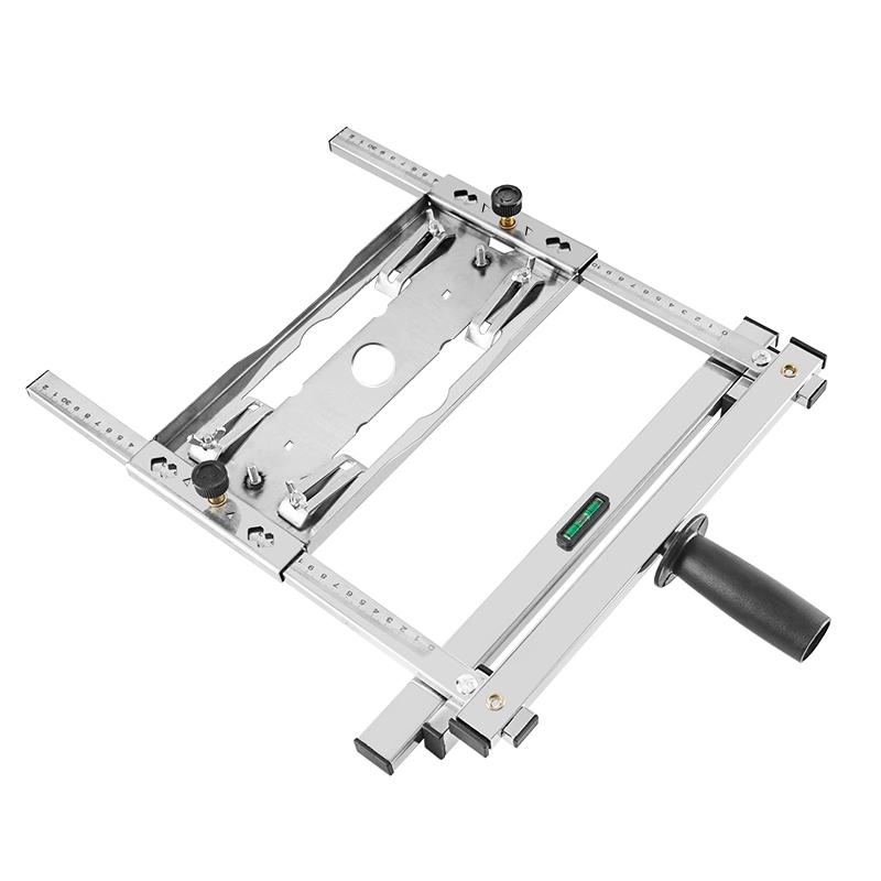 Handheld Marble Cutter: Multi-Function Woodworking Saw with Base Plate and Positioning Bracket