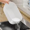 Home Lazy Melon Seed Snack Fruit Storage Box Double Layered Thickened Living Room Storage Basket Home Fruit Plate Drain Plate