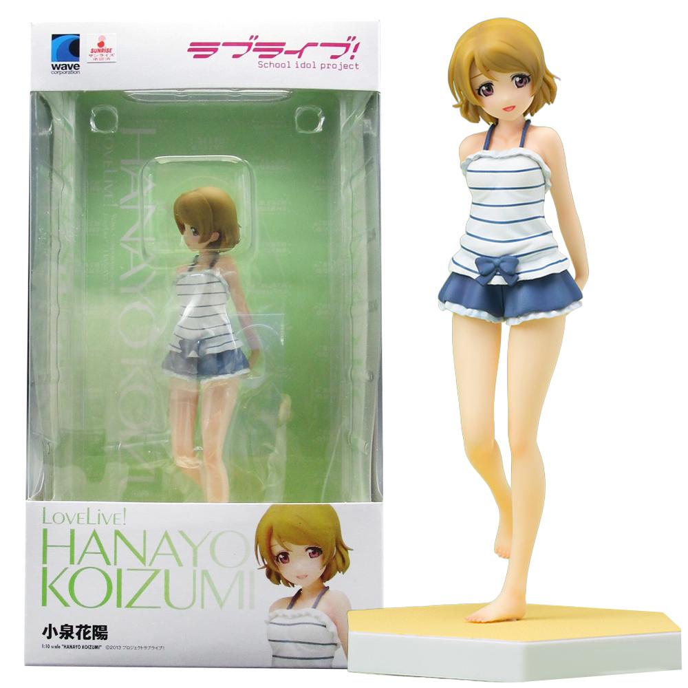 16CM Anime Love Live! School Idol Project Koizumi Hanayo Figure Beach Queens 1/10 Model Toys and Dolls Gift Aciton Figure PVC