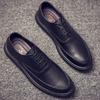 New Men Dress shoes formal shoes men's Handmade business shoes wedding shoes Big Size Genuine Leather Lace-up Male iokl9