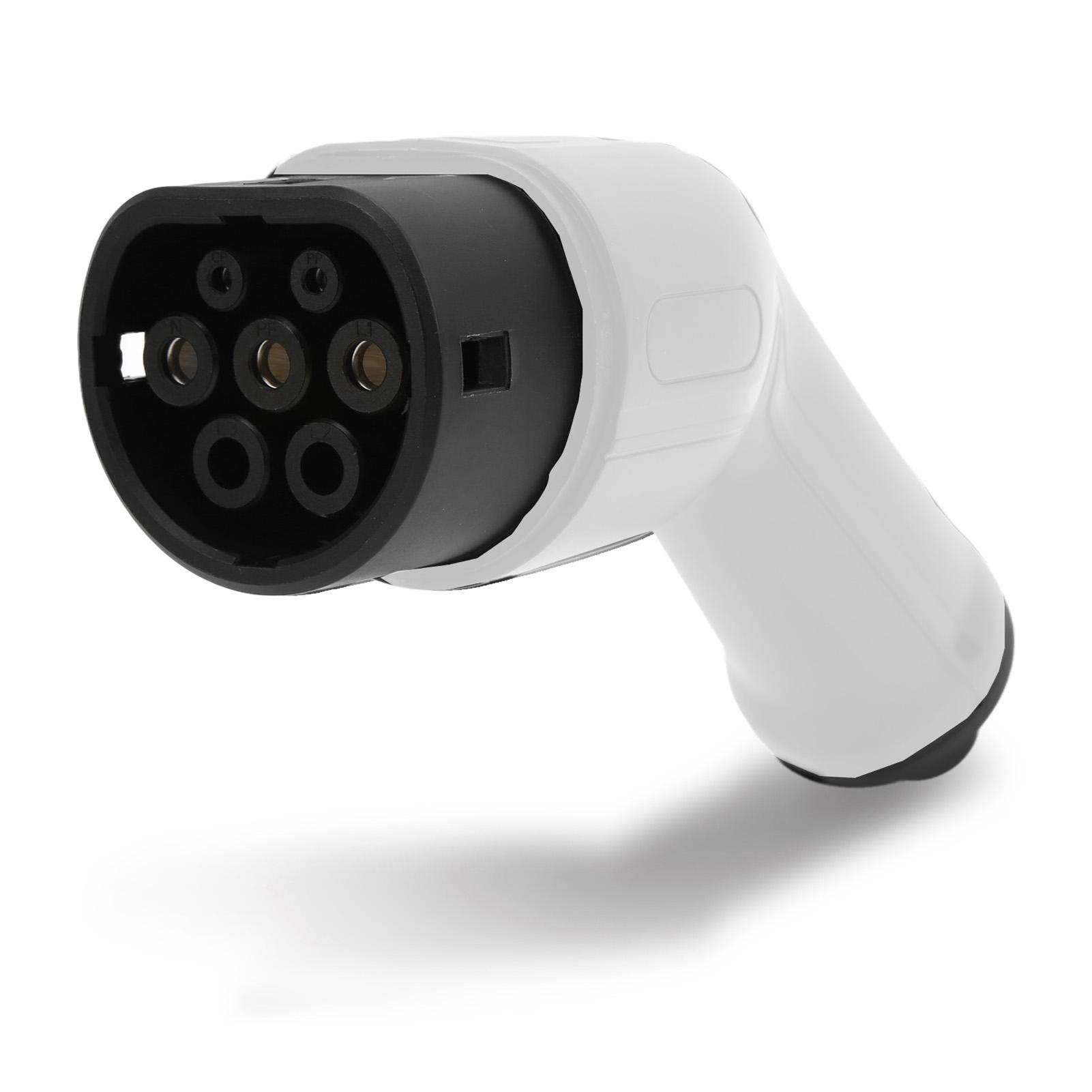 Адаптер зарядки 32А AC, Комплект, Штекер Type 2, IP54, Сертификация CE TUV IEC для электромобиля