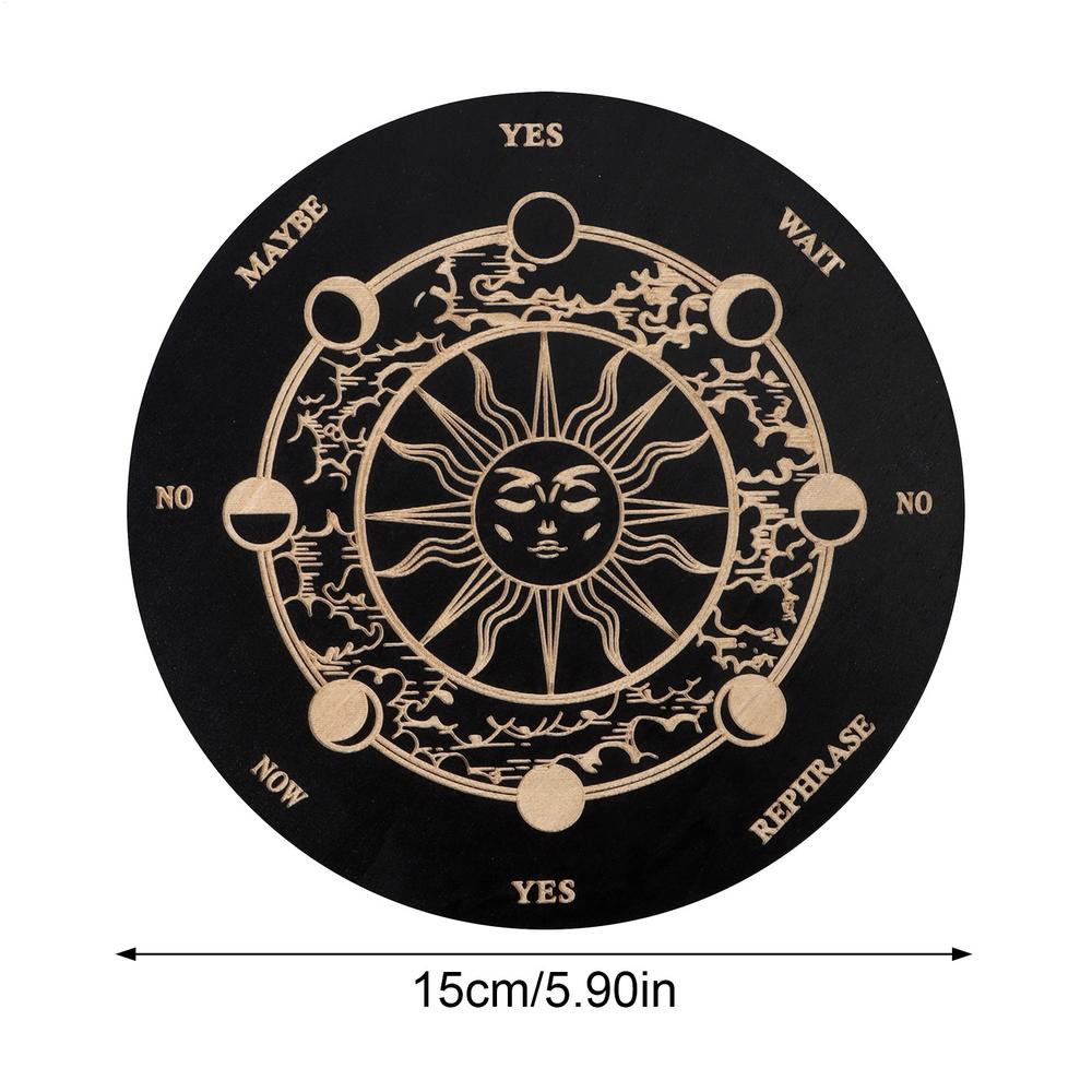 Divination Board Black Wooden Divinatio Board Decorative Message Wooden Boards Game Fortune Telling Divination Board Home Decor