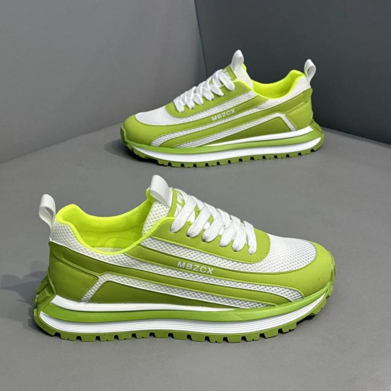 Men's Shoes 2025 New Summer Mesh Breathable Trend Versatile Sports and Leisure Shoes Men's Platform Popular Dad Shoes