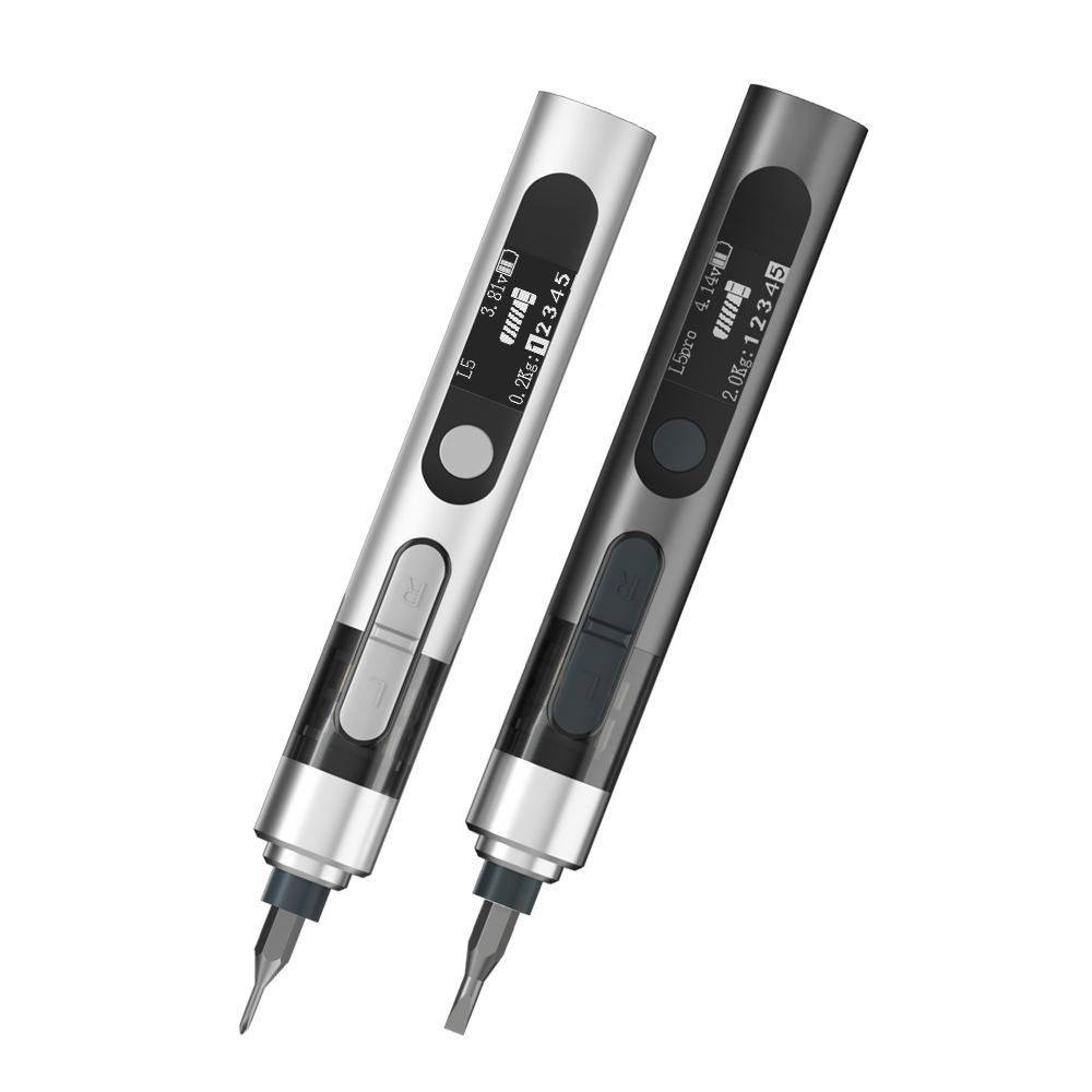 L5 Smart Electric Screwdriver with Dual Torque Adjustment Strong Magnetic Adsorption Bits Suitable