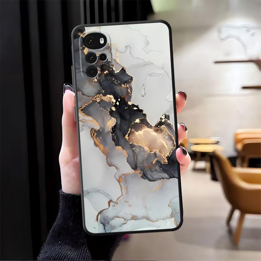 

Case for Motorola Moto G60s G53 G30 G32 G51 G73 G50 G71 Edge 20 Pro 30 Lite G52 G22 Edge40 Phone Cover Ink And Wash Pattern Art Motorola Moto G71 5G