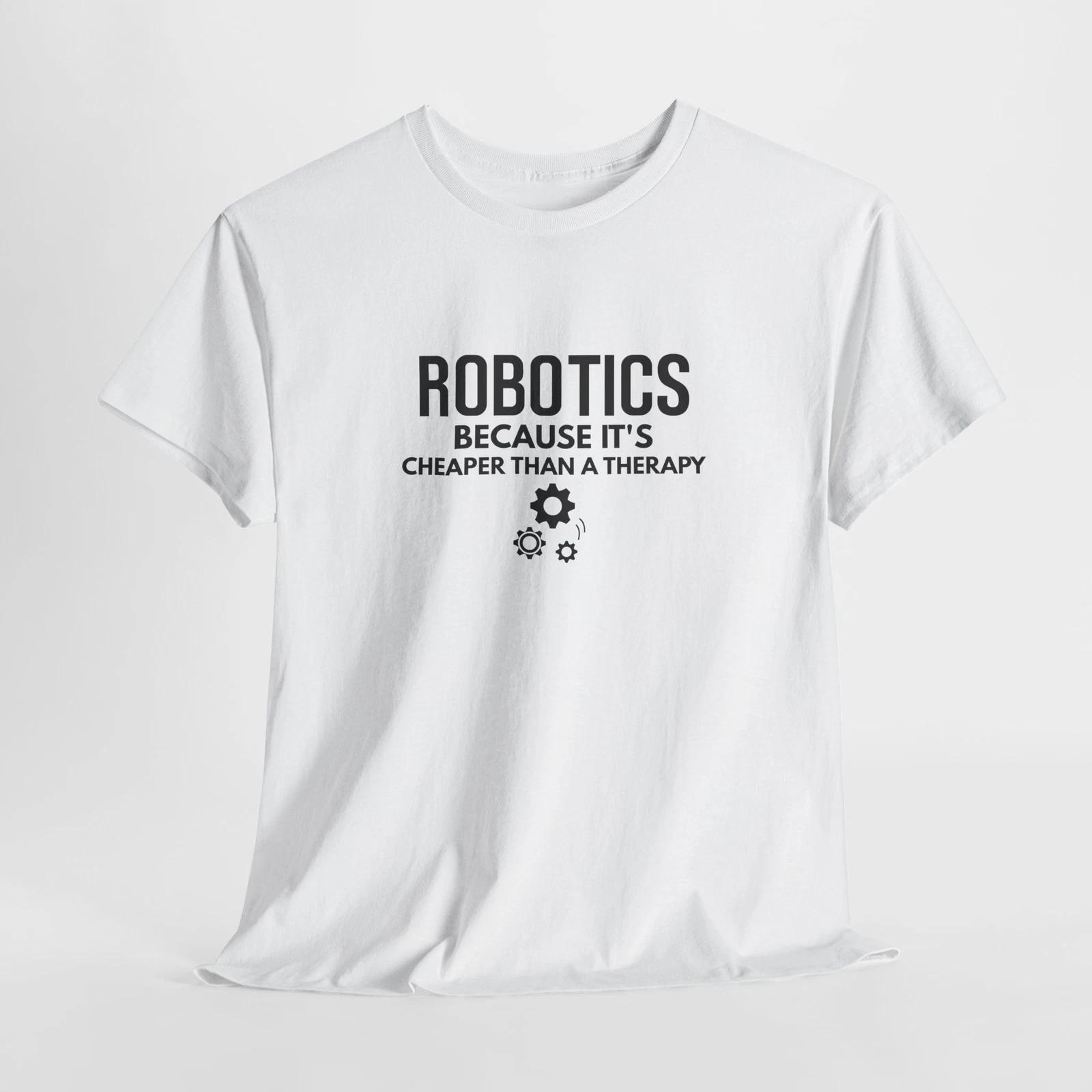 Tech Robot T-Shirt | AI Sci-Fi Cybernetics Engineer Tee | Futuristic Geek Wear S