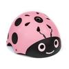 Kufun Ladybug for Roller and with a High for Kids Size Children's Helmet, Lightweight, Design, Cycling, Skating, Scooters, Bicycles, Rigidity, (Cherry