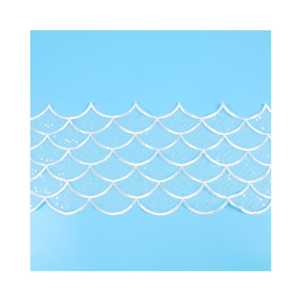 Wide 20Cm Car Bone Embroidery Lace Bridal Wedding Dress Accessories Veil Wristwatch Clothing Accessories Lace