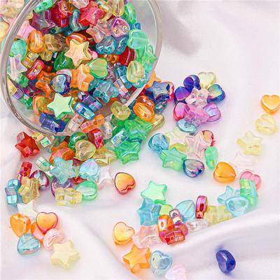 Käsitsi valmistatud viie otsaga Star Love Beads käevõru komplekt isetegemiseks ehete valmistamiseks