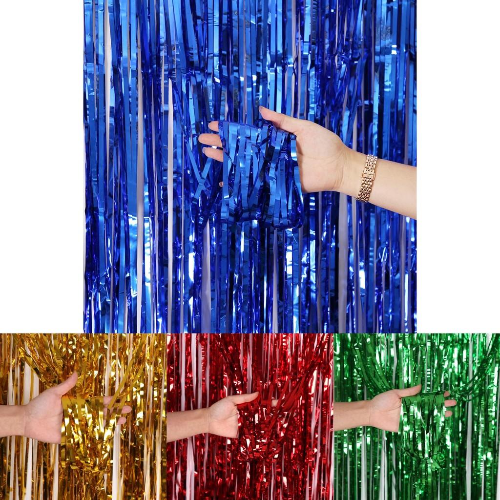 3m Charming Green Reflective Rain Curtain Great For Holiday Celebrations And Parties Theme