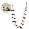 Pet Hamster Soft Long Climbing Rope Ladder Parrot Squirrel Suspension Bridge for Birds Toy