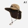 Children'S Summer Wide Brim Waterproof And Quick-Drying Panama Caps Outdoor Visor Uv Neck Protection Bucket Hats