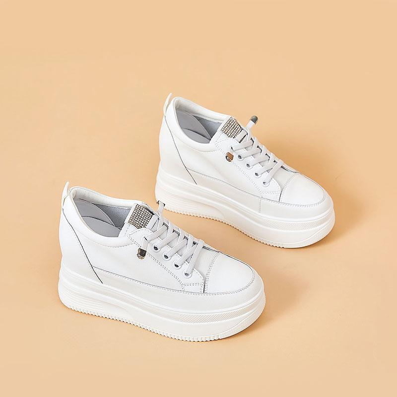 Inner heightening new spring casual muffin small platform shoes