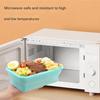 Food Container Microwave Safe Easy Space Saving Design for Kitchen Office Travel