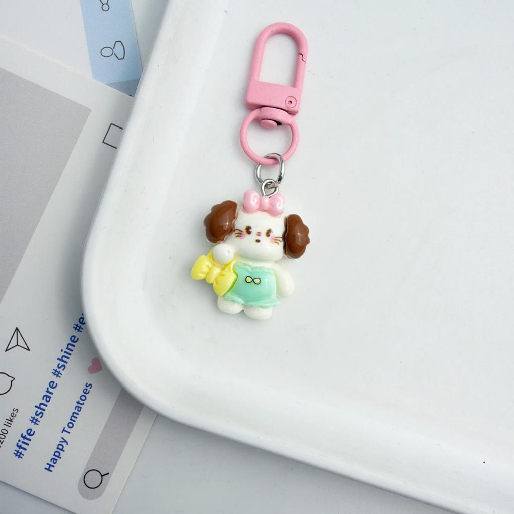 Cartoon Cute Melody Keychain Pendant Bag Charm for Couples and Friends