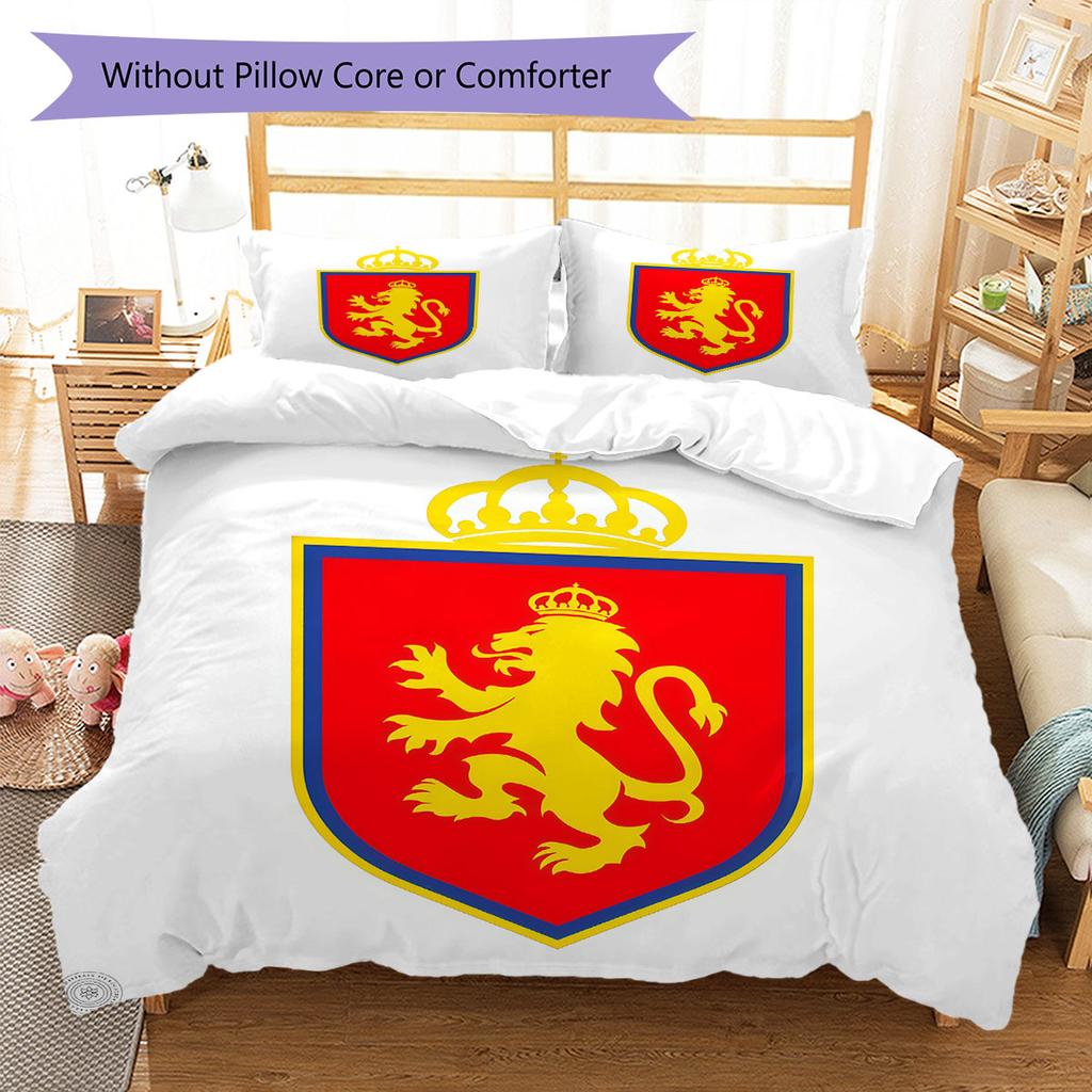 Real Zaragoza poster Bedding Quilt Set Quilt Cover Pillowcase Home Decoration Birthday Gift (1 * duvet cover + 2 * pillowcase, without core)