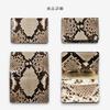 CLW Crocodile Leather Works Diamond Python Business Card Holder In Shining Natural. Made In Japan. Genuine Leather, JRA Tag, Authentic, Authentic