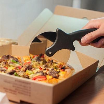 1 pezzo di taglierina per pizza a forma rotonda, ruote per taglierina per pizza, torta, pane, coltello rotondo, taglierina per pizza