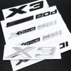 For X3 SDrive XDrive 20i 25i 28i 30i 35i 20d 25d 28d 30d 35d 3D ABS Car Rear Trunk Badge Decal Sticker Emblem Accessories