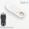 Car Key Fob Case Cover Shell For Porsche Panamera Spyder Carrera Macan Boxster Cayman Cayenne 911 970 981 991 Protector