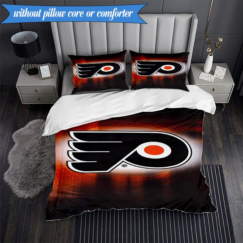 3PCS Flyers Team Logo Art Bedding Set,Including 1pc Duvet Cover And 2pcs Pillowcases Perfect for Bedroom, Dormitory, Fan Christmas gift