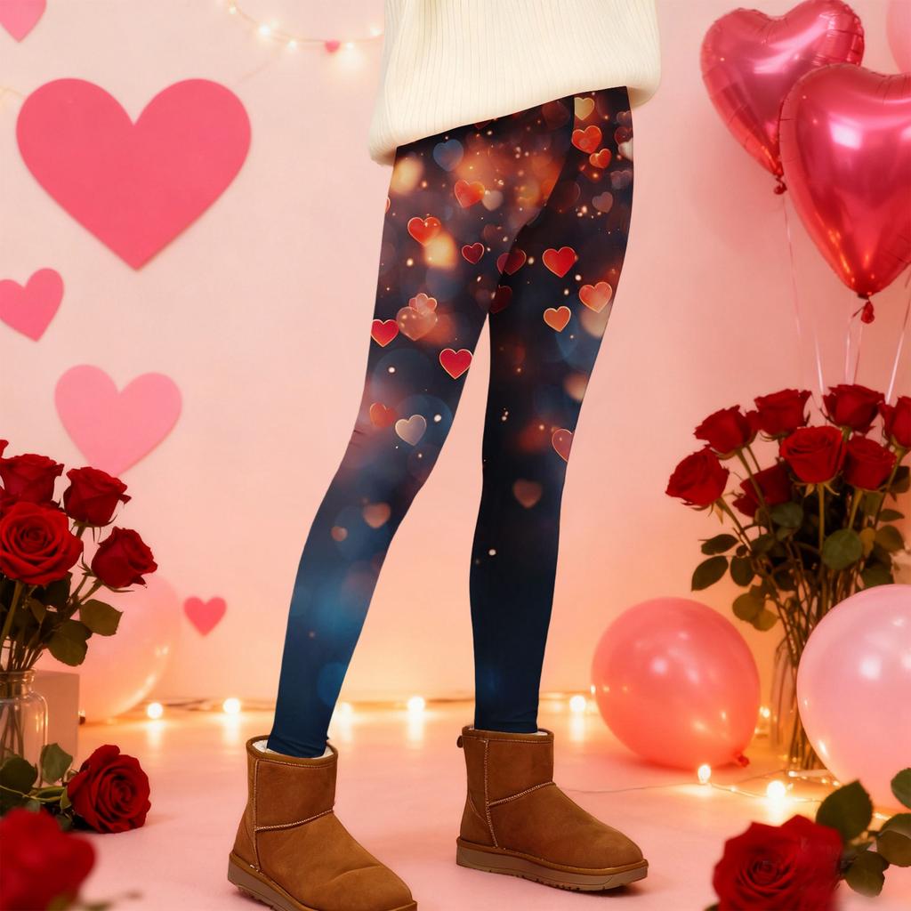 Leggings für Damen Hochtailliert Bedruckt Weich Dehnbar Workout Yoga Hosen Geschenke