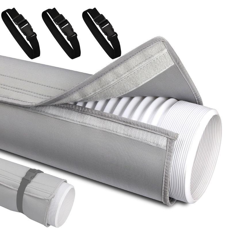 Universal AC Hose Cover Waterproof Dustproof Heat Proof Exhaust Pipe Protector for RV Travel Portable Air Conditioner